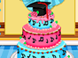 Princess Anna will throw a graduation party tonight. She needs your help make a graduation cake for her party. There are two game modes. In Free Decoration mode, you could decoration your cake freely. In the Contest Mode, you could select decorations from the menu to make an exact same cake shown in the picture. Complete the challenge before time runs out! Have fun!  